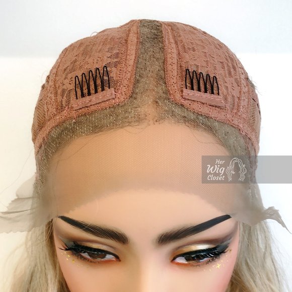 24" Ash Blonde Lace Wig Long Wavy | Abigail - Picture 10 of 10